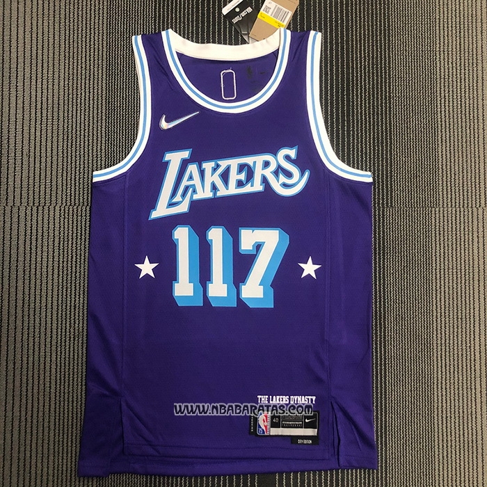 Camiseta Los Angeles Lakers x X-BOX Master Chief #117 Violeta